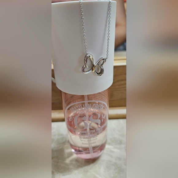 Minnie Mouse Bow Necklace sterling silver and 10k gold Womens - Picture 6 of 15